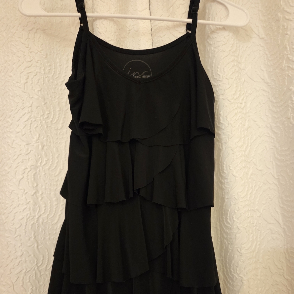 INC International Concepts Chic Black Tank Top